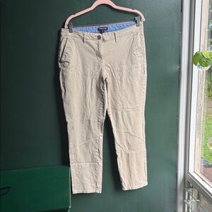 Nautica Beige Straight Leg Pants
